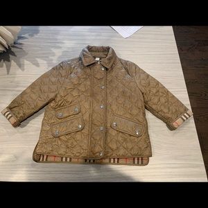 Gently used Burberry boys jacket coat size 4t.